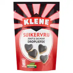 Dekamarkt Klene Dropliefde Suikervrije Drop Zoet Zak aanbieding