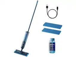 MediaMarkt Philips Oneup Xv3101/11 Elektrische Dweil Blauw Inclusief Extra Dweildoek aanbieding