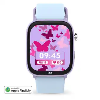 MediaMarkt Ice-watch Smarwatch Junior 3.0 Met Apple Find My 1.75'' (024550) Smartwatch Paars aanbieding