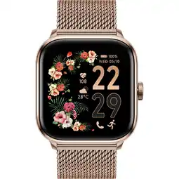 MediaMarkt Ice-watch Smartwatch 2.0 Milanese Band 1.7'' (023331) Roze Goud aanbieding