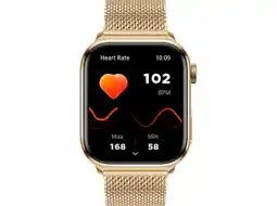 MediaMarkt Ice-watch Smartwatch 2.0 Milanese Band 1.96'' Amoled Gold aanbieding