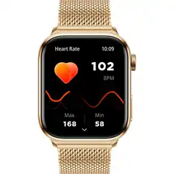 MediaMarkt Ice-watch Smartwatch 2.0 Milanese Band 1.96'' Amoled Gold aanbieding