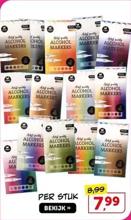 Boekenvoordeel Alcohol markers aanbieding