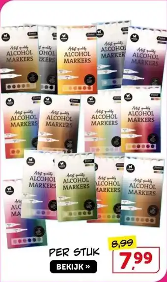 Boekenvoordeel Alcohol markers aanbieding