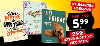 Boekenvoordeel Stay POSITIVE GOOD THINGS & IS ITFRIDAY YET? aanbieding