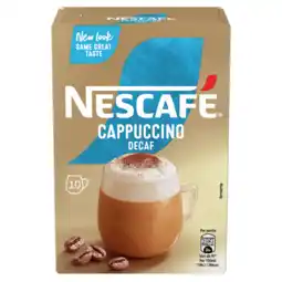 Dekamarkt Nescafé Oploskoffie cappuccino cafeïnevrij aanbieding