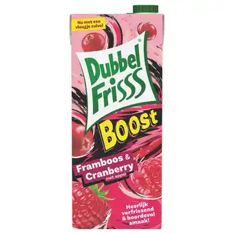Dekamarkt Dubbelfrisss Framboos cranberry boost aanbieding
