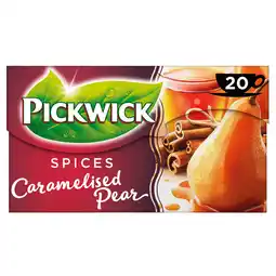 Dekamarkt Pickwick Spices Caramelised pear kruidenthee aanbieding