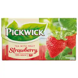 Dekamarkt Pickwick Aardbei fruit thee aanbieding