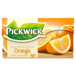 Dekamarkt Pickwick Vruchtenthee sinaasappel kop 20 zakjes aanbieding
