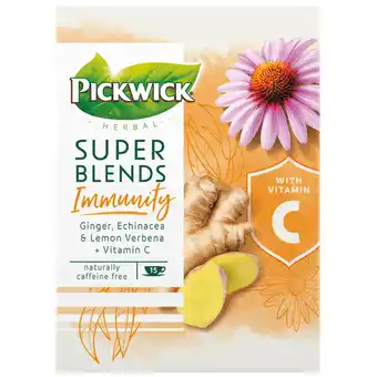 Dekamarkt Pickwick Herbal super blends immunity kop 15 zakjes aanbieding