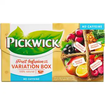 Dekamarkt Pickwick Fruit Fusion Thee Variatiebox aanbieding