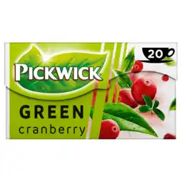 Dekamarkt Pickwick Cranberry groene thee aanbieding