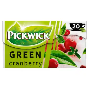 Dekamarkt Pickwick Cranberry groene thee aanbieding