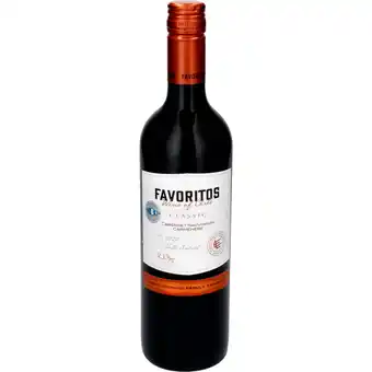 Dekamarkt Favoritos Classic cab.sauvignon carmener aanbieding