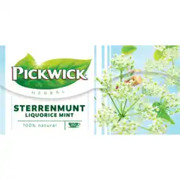 Dekamarkt Pickwick Sterrenmunt kruiden thee aanbieding