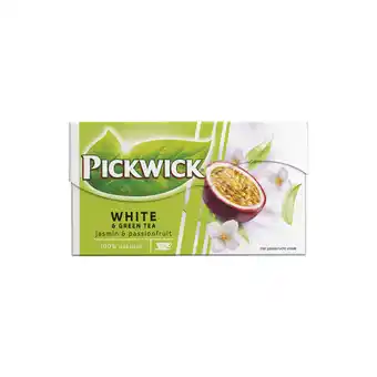 Dekamarkt Pickwick Thee white&green jasmin 20 zakjes aanbieding