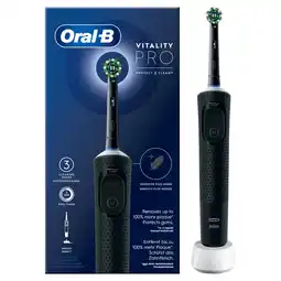 Dekamarkt Oral-B vitality Pro Protect Cross Clean zwart aanbieding