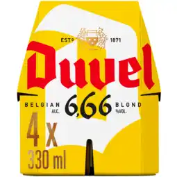 Dekamarkt Duvel Blond 666 aanbieding