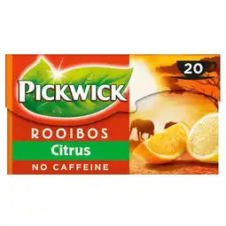 Dekamarkt Pickwick Citrus Rooibos thee aanbieding