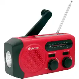 Dekamarkt Denver solar crank radio scr-2010 aanbieding