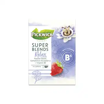 Dekamarkt Pickwick Herbal superblends relax 15 zakjes aanbieding