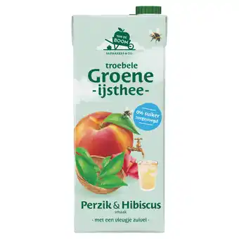 Dekamarkt Van de Boom Troebele groene thee perzik aanbieding
