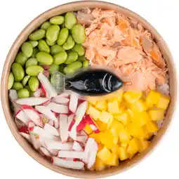 Dekamarkt Fresh & easy Poke bowl zalm aanbieding