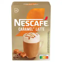 Dekamarkt Nescafé Oploskoffie caramel latte 8 koppen aanbieding