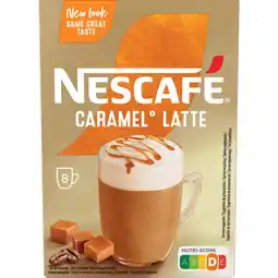 Dekamarkt Nescafé Oploskoffie caramel latte 8 koppen aanbieding