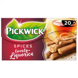 Dekamarkt Pickwick Spices zoethout zwarte thee aanbieding