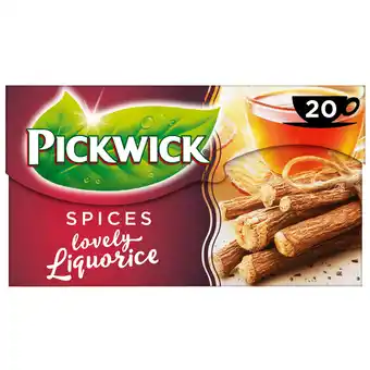 Dekamarkt Pickwick Spices zoethout zwarte thee aanbieding