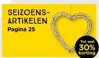 Xenos SEIZOENS- ARTIKELEN aanbieding