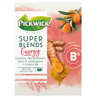Dekamarkt Pickwick Herbal super blends energy kop 15 zakjes aanbieding