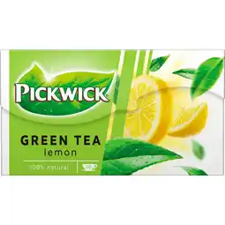 Dekamarkt Pickwick Lemon groene thee aanbieding
