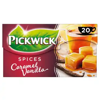 Dekamarkt Pickwick Spices Caramelised Vanilla zwarte thee aanbieding