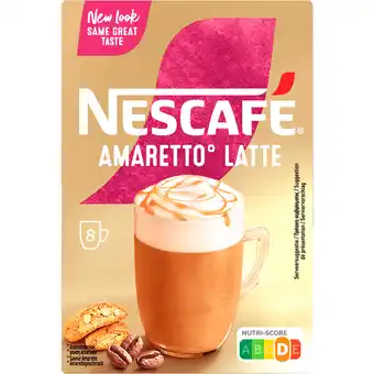 Dekamarkt Nescafé Oploskoffie latte amaretto aanbieding