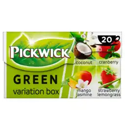 Dekamarkt Pickwick Variatie groene thee variatiedoosje aanbieding