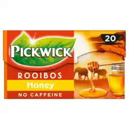 Dekamarkt Pickwick Honing Rooibos thee aanbieding