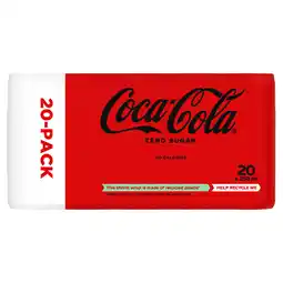 Dekamarkt Coca-Cola Zero 20x25 cl aanbieding