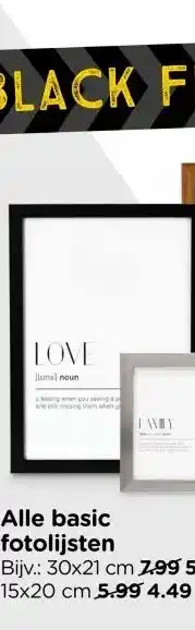 Xenos Alle basic fotolijsten aanbieding