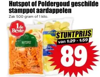 Dirk Hutspot of Poldergoud geschilde stamppot aardappelen aanbieding