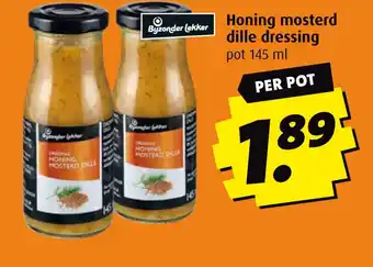 Boni Honing mosterd dille dressing aanbieding