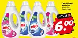 Boni Omo vloeibaar wasmiddel aanbieding