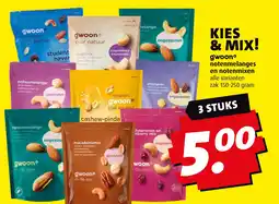 Boni Gwoono notenmelanges en notenmixen aanbieding