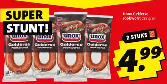Boni Unox Gelderse rookworst aanbieding