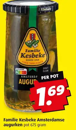 Boni Familie kesbeke amsterdamse augurken aanbieding