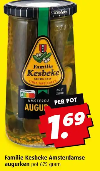 Boni Familie kesbeke amsterdamse augurken aanbieding