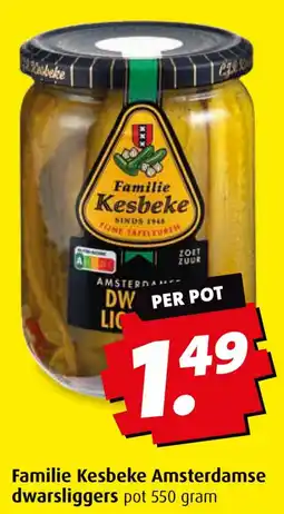 Boni Familie Kesbeke Amsterdamse dwarsliggers aanbieding