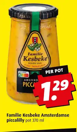 Boni Familie Kesbeke Amsterdamse piccalilly aanbieding